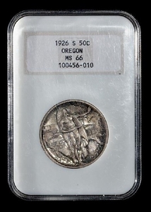 A United States 1926-S Oregon Commemorative 50c Coin