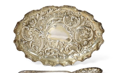 A Victorian Silver Bowl and Spoon, by Samuel Fenton and...