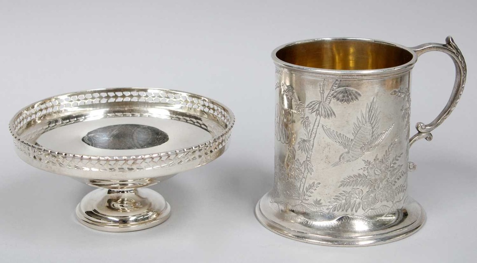 A Victorian Silver Mug, by Goldsmiths' Alliance Ltd., London, 1886,...
