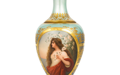 A Vienna Porcelain Vase