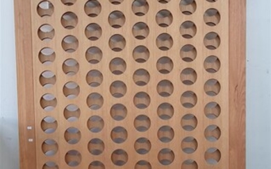 A WOODEN PRIVACY PANEL
