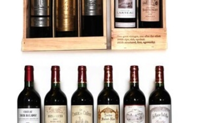 A collection of Bordeaux wines