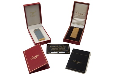 A collection of Cartier Lighters