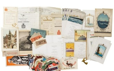 A collection of documents on the voyage 1933 to Norway