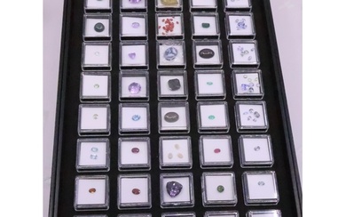 A collection of loose gem stones
