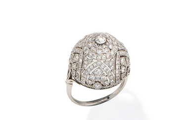 A diamond dress ring, circa 1910