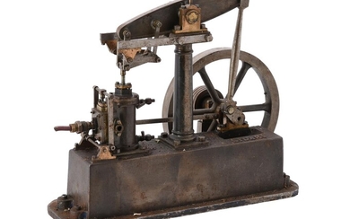 A model of a Stuart Turner live steam beam engine