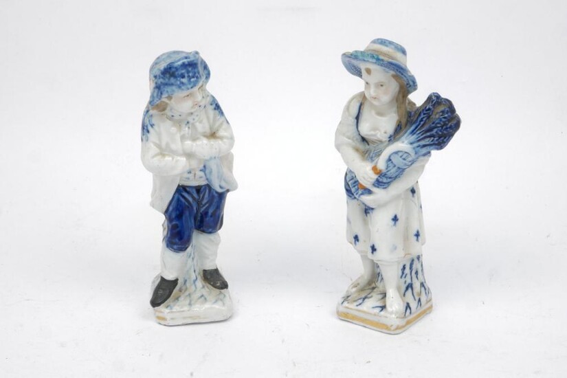 A pair of blue and white German...