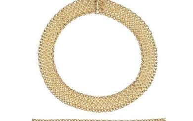 A set of Italian gold jewelry