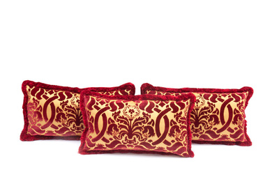 A set of three cushions 20th century
