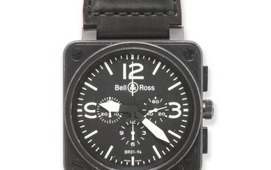 A stainless steel wristwatch, BR 01 Aviation, Bell &