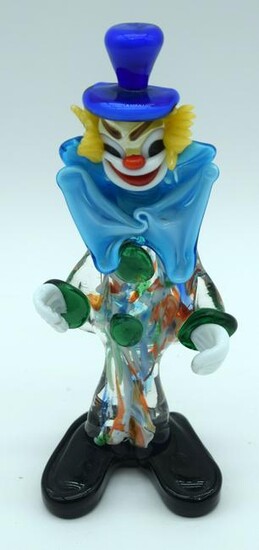 A vintage Murano glass clown 22cm.