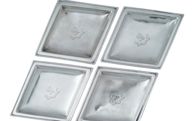 AMERICAN SILVER TRAYS BY BLACK STARR AND FROST