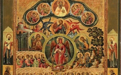 AN ICON SHOWING SOPHIA, THE WISDOM OF GOD