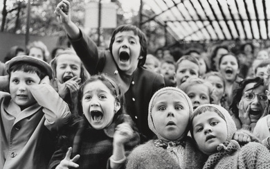 Alfred Eisenstaedt (1898-1995) Children at a Puppet Theatre, Paris