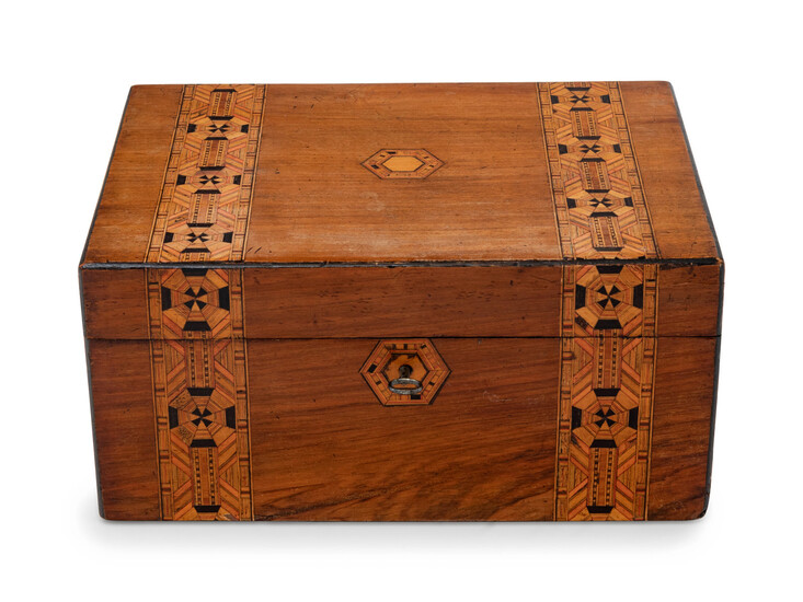 An Anglo-Colonial Parquetry Document Box
