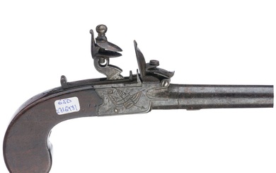 An English flintlock boxlock pistol by Anderton & Co, London, circa 1800 Canon à came...