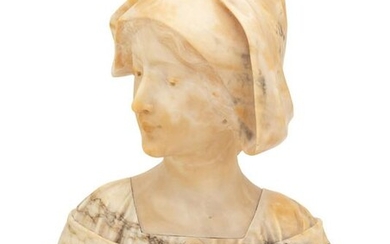 An Italian Alabaster Bust