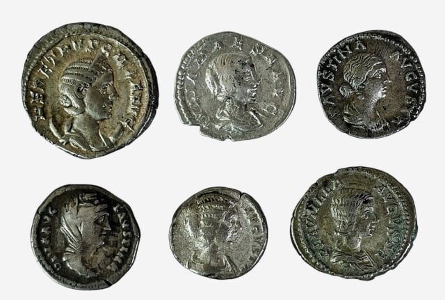 Ancient Roman Denarius, Imperial Women (6pc)
