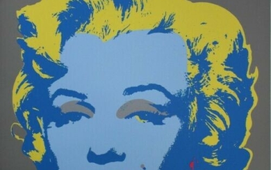 Andy Warhol: "Marilyn Monroe Blue" 2012/2400