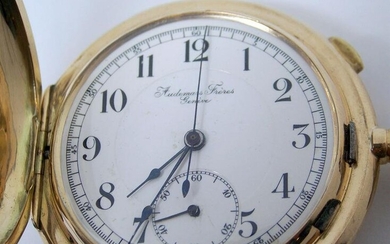 Antique 14k AUDEMARS FRERES GENEVE REPEATER Chronograph