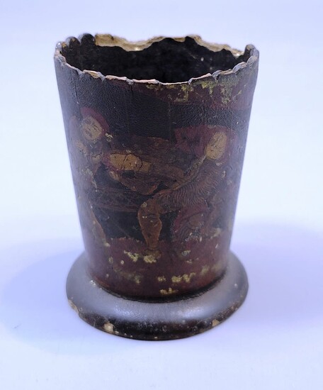 Antique Chinese Papier-mâché Cup