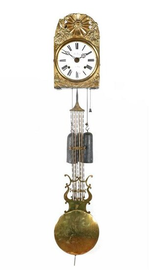 Antique French comtoise clock