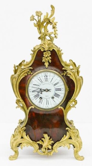 Antique Maple & Co. French Rococo Mantle Clock