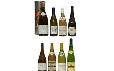 Assorted White Burgundy and a Bottle of Alsace Gewurztraminer