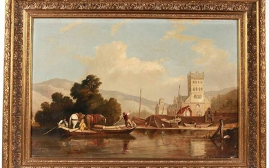 Attributed to Clarkson Stanfield, View of River