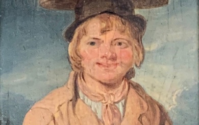 Attributed to Francis Wheatley RA (1747-1801), 'Fisher Boy',...