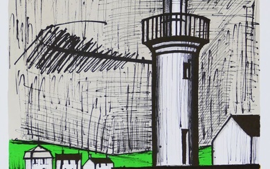 BUFFET Bernard (1928 - 1999) d'après - Affiche à décor d'un phare ressemblant à celle...