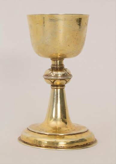 Barock Messkelch / A Baroque silver chalice, deutsch, um 1680
