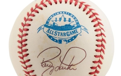 Barry Larkin Signed 1988 Major League All-Star Baseball COA