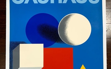 Bauhaus - Art By Herbert Bayer (1968) 23.5x33 US Silkscreen Poster LB