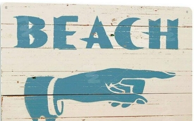 Beach Decorative Metal Sign