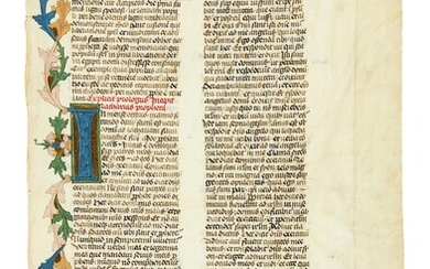 Ɵ Bohemian Bible, in Latin, manuscript on parchment [Bohemia (probably Prague), c. 1430]