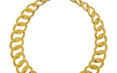 Buccellati Gold Oval Link Necklace