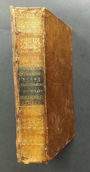 Buck, Theological Dictionary 1826 Woodward Ed 2vol in 1