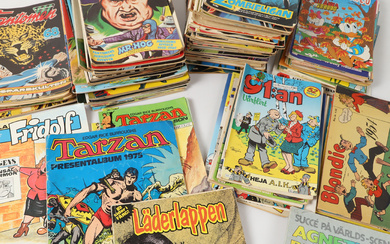 COMIC BOOKS, about 140 pieces, second half of the 20th century.