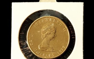 Canada, 1979 50 Dollars One Ounce Gold Maple Leaf