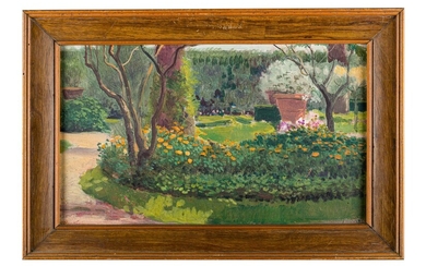 Carlo Montani (1868 - 1936), Flower garden