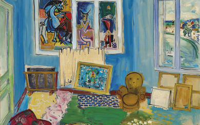 Carlos Nadal (1917-1998), L'atelier bleu