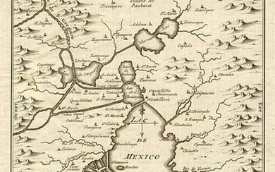 Carte des Environs de la Ville de Mexico'. Mexico City.