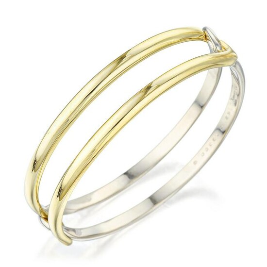 Cartier Two-Tone Gold Bangle