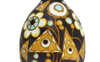 Charles Catteau (1880-1966), a Keramis earthenware vase...