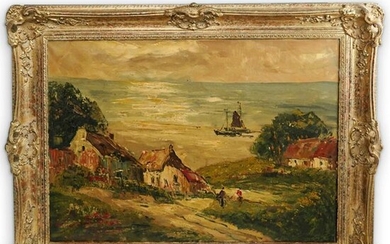 Charles Paul Gruppe (American, 1860-1940) Oil Painting