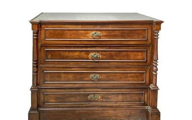 Chest of drawers with four drawers, Late 19th century