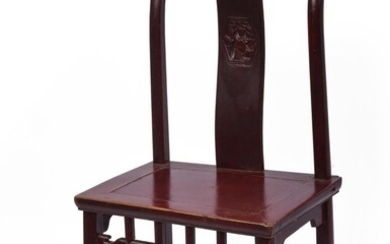 Chinese Hardwood Side Chair.