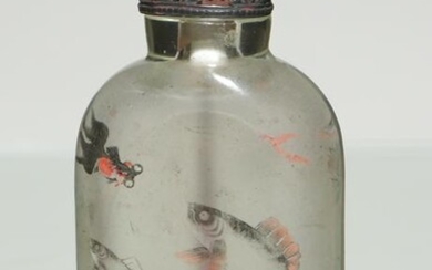 Chinese Inside-Painted Snuff Bottle, Ye Zhongsan